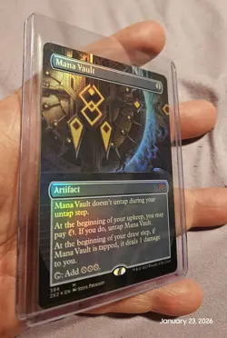 🔥 MTG - Mana Vault - (Borderless FOIL) Double Masters 2022 Mythic #394 NM/M 🔥 - Image 2