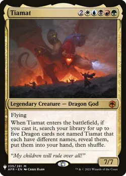 Tiamat - The List - NM - Magic The Gathering - MTG - Image 1