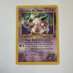 Sabrina's Mr. Mime 59/132 Gym Challenge - Uncommon Pokemon Card - MP dd - Image 1