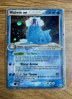 Pokemon TCG Walrein ex EX Legend Maker 89/92 Holo Ultra Rare 150HP Card 2006 - Image 1
