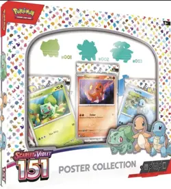 Pokemon 151 Poster Collection Box Scarlet and Violet - Sealed - Image 1