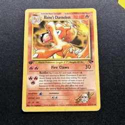 1st ED Blaine’s Charmeleon 31/132 PL -Vintage Pokemon Card- Gym Challenge (7q) - Image 1