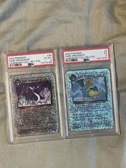 Pokemon TCG Legendary Collection Reverse Holo Dragonair and Dragonite - Image 1