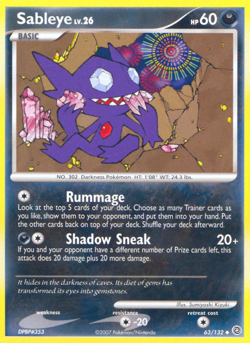 Sableye (63/132) [Diamond & Pearl: Secret Wonders] - Image 1