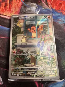 Pokemon TCG Charmander SVP044 Promo Illustration Rare Sealed NM/M - Image 1