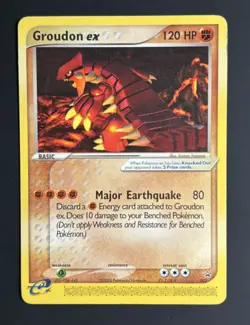 Pokemon Groudon ex - (Nintendo Power Magazine) Promo Normal Promos 002 HP - Image 1