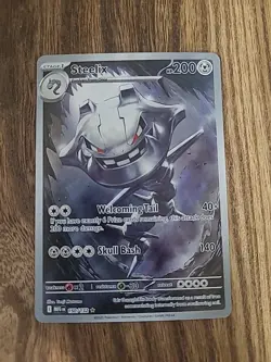2025 Pokemon Mega Evolution Steelix Illustration Rare #150/132 - Image 1