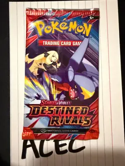 Pokemon TCG S&V Destined Rivals Booster Pack - Sealed 2025 - Choose Your Art - Image 1