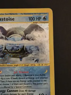 Blastoise 4/165 Holo Rare, Expedition Base Set Pokemon Card, 2002 - Image 4