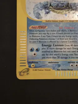 Blastoise 4/165 Holo Rare, Expedition Base Set Pokemon Card, 2002 - Image 5