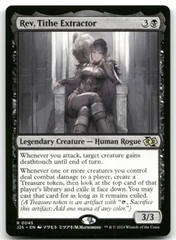 Rev, Tithe Extractor (Anime) NM Normal R Foundations Jumpstart 45 - Image 1