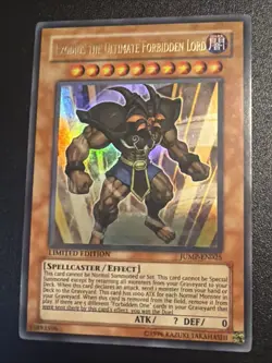 Yugioh Exodius The Ultimate Forbidden Lord JUMP-EN025 Ultra Rare - LP - Image 1