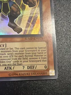 Yugioh Exodius The Ultimate Forbidden Lord JUMP-EN025 Ultra Rare - LP - Image 4