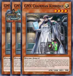 Yugioh! 3x GMX Chairman Kimridge BPRO-EN091 Common 1st Ed NM - Image 1