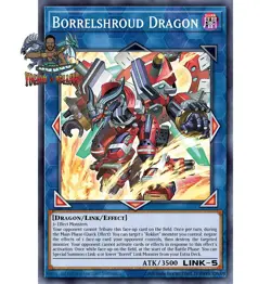 Yugioh! 1x Borrelshroud Dragon BPRO-EN047 Ultra Rare 1st Ed NM - Image 1