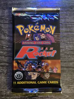 Pokemon Team Rocket 1st Edition Sealed Booster Pack Vintage WotC - Image 1