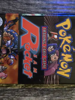 Pokemon Team Rocket 1st Edition Sealed Booster Pack Vintage WotC - Image 3