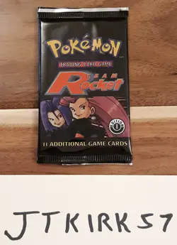 Pokemon Team Rocket 1ST Edition Booster Pack, Factory Sealed, Vintage, BOX FRESH - Image 1