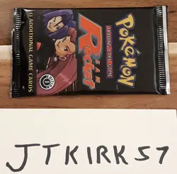 Pokemon Team Rocket 1ST Edition Booster Pack, Factory Sealed, Vintage, BOX FRESH - Image 3