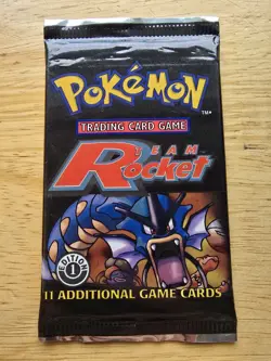 21.02g HeavyU! WOTC Pokemon Team Rocket 1st Edition Booster Pack - Sealed/New - Image 2