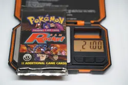 21.00g Pokemon Team Rocket 1st Edition Booster Pack Factory Sealed 1999 WOTC - Image 1