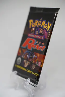 21.00g Pokemon Team Rocket 1st Edition Booster Pack Factory Sealed 1999 WOTC - Image 4