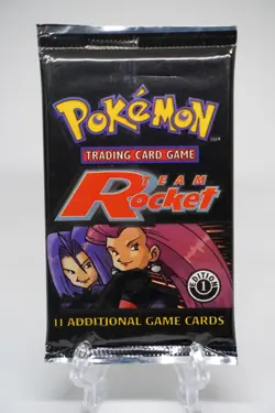 Pokemon 1st Edition Team Rocket Booster Pack Factory Sealed 1999-2000 WOTC - Image 1