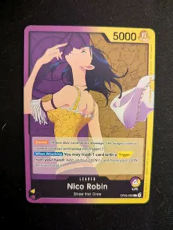One Piece TCG Nico Robin OP09-062 Emperors in the New World Leader - Image 1