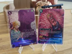 One Piece WINNER - Vinsmoke Sora OP12-62 & Donquixote OP05-037 - 2026 English NM - Image 1