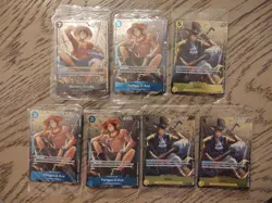 One Piece Monkey D. Luffy P-075,074,& 073 English Promo Vol 2 Sealed (7 Total) - Image 1
