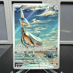 Pokemon TCG Skarmory 209/191 Surging Sparks Illustration Rare LP - Image 1