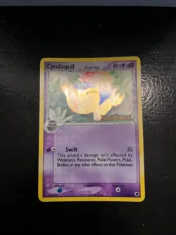 Cyndaquil 45/101 EX Dragon Frontiers Reverse Holo Stamped 2006 Pokemon NM - Image 2