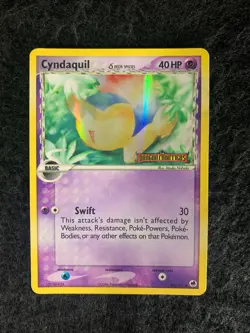 Cyndaquil 45/101 Reverse Holo Delta Species EX Dragon Frontiers Pokemon Card LP - Image 1