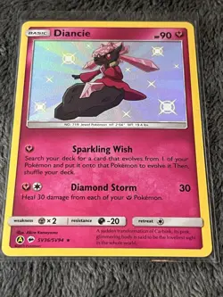 Pokemon TCG: Hidden Fates Shiny Vault ✨ Diancie SV36/SV94 Holo ✨ Fresh PackNM - Image 1