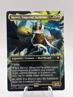 Derevi, Empyrial Tactician 0087 Borderless Commander: Bloomburrow BLC MTG NM - Image 1