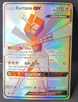 Kartana GX SV73/SV94 Hidden Fates: Shiny Vault Pokemon TCG NM - Image 1