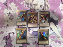 yugioh exodia the forbidden one complete set ygld ultra rare!!NM! - Image 1