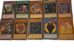 Yugioh Mixed Dark Magician & Girl 10 Card Lot - Image 1