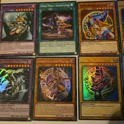 Yugioh Mixed Dark Magician & Girl 10 Card Lot - Image 2