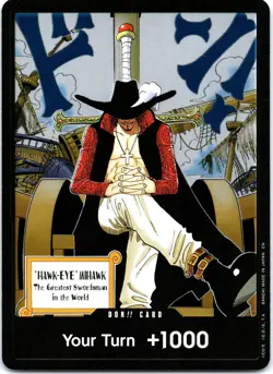 DON!! Card (Dracule Mihawk) DON!! The Azure Sea's Seven NM - Image 1