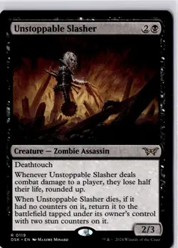 Unstoppable Slasher (0119) Duskmourn: House of Horror Regular NM R 0119 - Image 1
