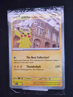 Pokemon x Natural History Museum: Pikachu at the Museum (Sealed) Promo Card - Image 2
