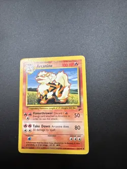 Arcanine 23/102 Base Set Pokemon Card | Vintage WOTC 1999 - Image 1