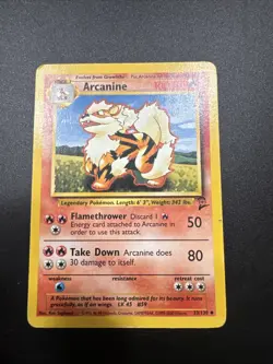 Arcanine 23/102 Base Set Pokemon Card | Vintage WOTC 1999 - Image 2