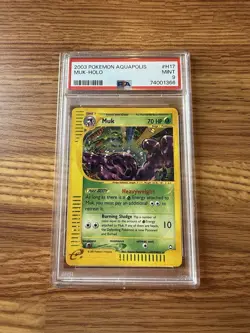 2003 Pokemon Aquapolis Muk H17 Holo PSA 9 - Image 1