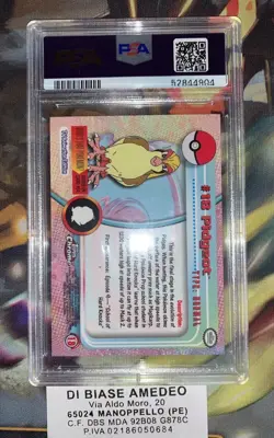 PSA 10 PIDGEOT #18 TOPPS CHROME POKEMON T.V. INGLESE 2000! - Image 5