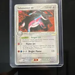 Salamence ex 103/107 EX Deoxys Ultra Rare Holo 160 HP Stage 2 Pokemon TCG - Image 1