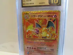 Pokemon 2021 25th Anniversary Promo Base Set Holo Charizard CGC Pristine 10 - Image 3