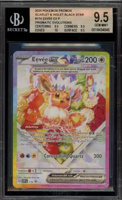 Pokemon Eevee ex Prismatic Evolution Super-Premium Coll Promo SVP EN 174 BGS 9.5 - Image 1