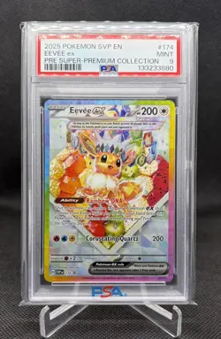 Pokemon Eevee ex Prismatic Evolutions Super-Premium Coll Promo SVP EN 174 PSA 9 - Image 3